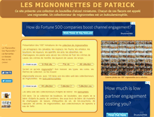 Tablet Screenshot of mignonnettes.eu