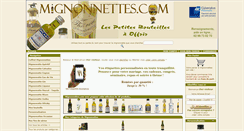 Desktop Screenshot of mignonnettes.com